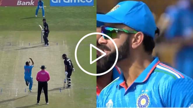 [Watch] Virat Kohli Roars Aggressively As Shami Removes Young On First Ball